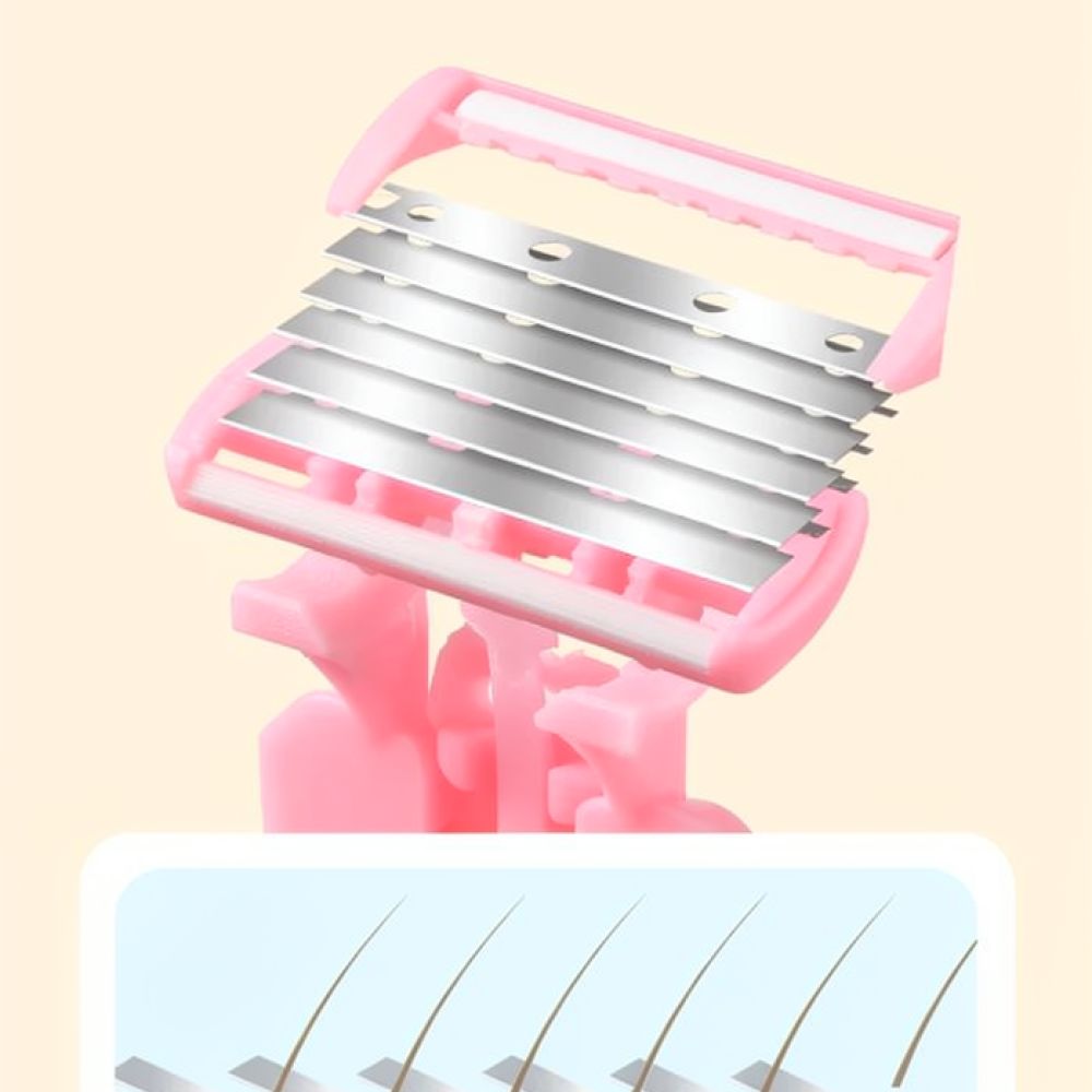 Body Trimmer - เครื่องโกนขนแบบพกพา มีดโกนแบบใช้มือ สำหรับผู้หญิง อุปกรณ์ตกแต่งขนบริเวณบิกินี่ ใต้วงแขน และร่างกาย