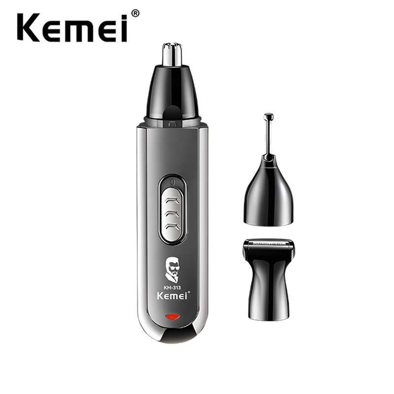Body Trimmer - Kemei เครื่องเล็มขนหูและจมูกอเนกประสงค์ เครื่องเล็มขนบนใบหน้า TYPE-C ตัดแต่งขนตามร่างกายชาร์จไฟได้ USB