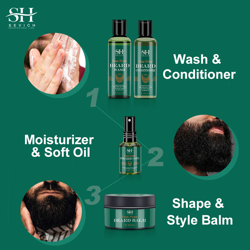 Sevich ชุดดูแลเคราต้นชาอย่างรว - Beard Oil บทวิจารณ์และราคา