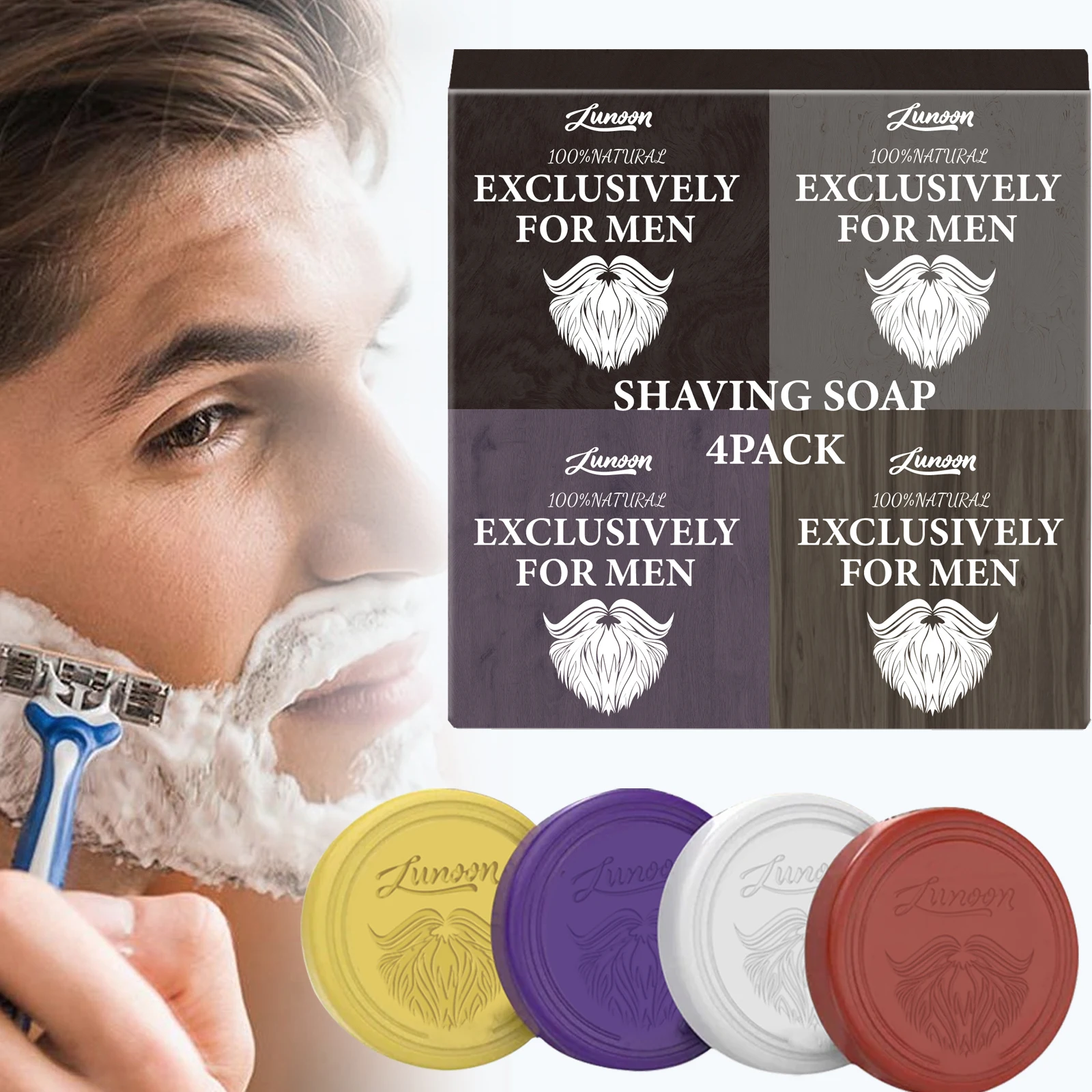 สบู่โกนหนวดสำหรับผู้ชาย 4/1 ชิ - Shaving Cream บทวิจารณ์และราคา